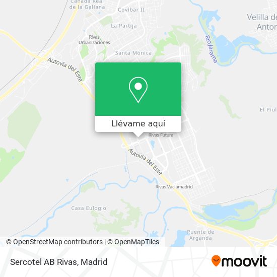 Mapa Sercotel AB Rivas