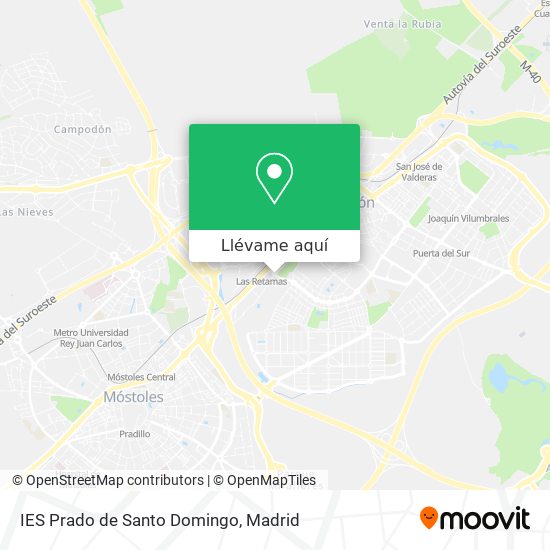 Mapa IES Prado de Santo Domingo
