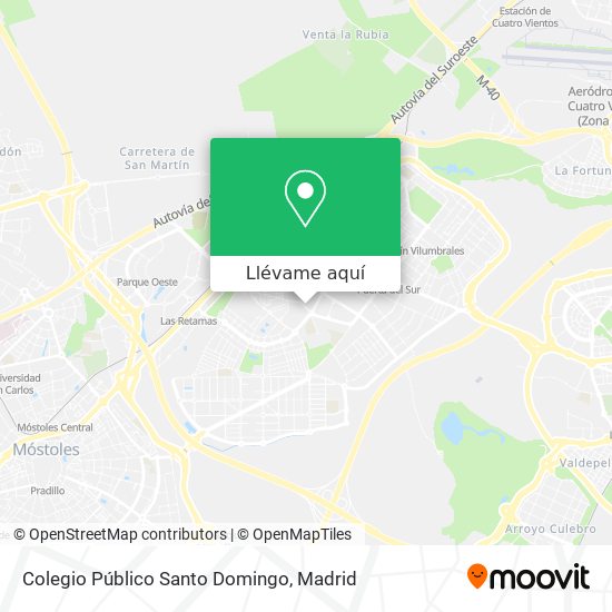 Mapa Colegio Público Santo Domingo