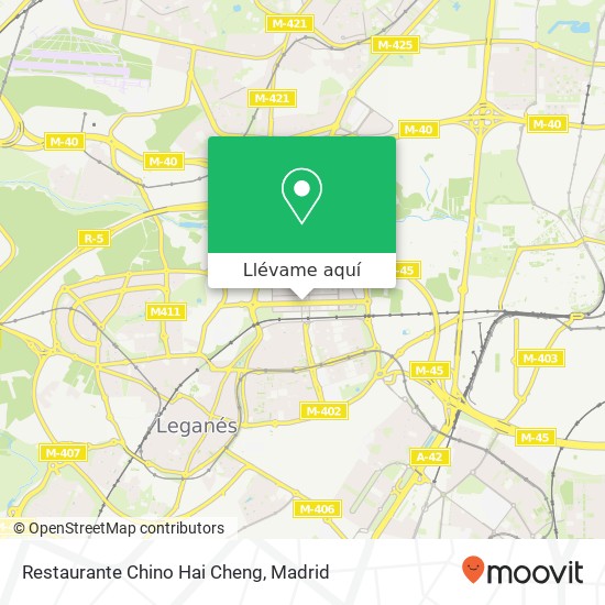 Mapa Restaurante Chino Hai Cheng
