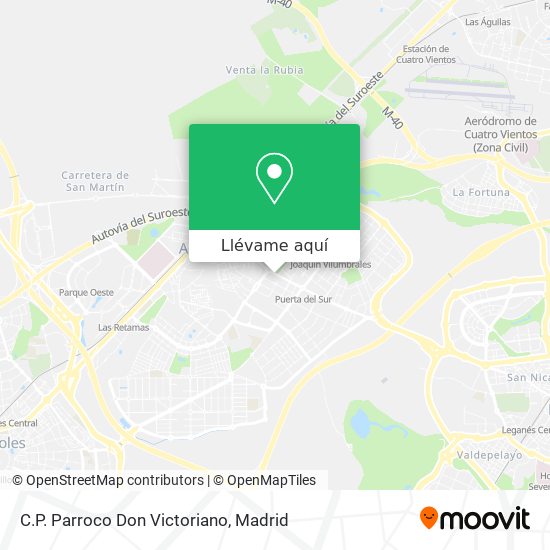 Mapa C.P. Parroco Don Victoriano