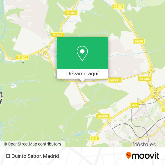 Mapa El Quinto Sabor