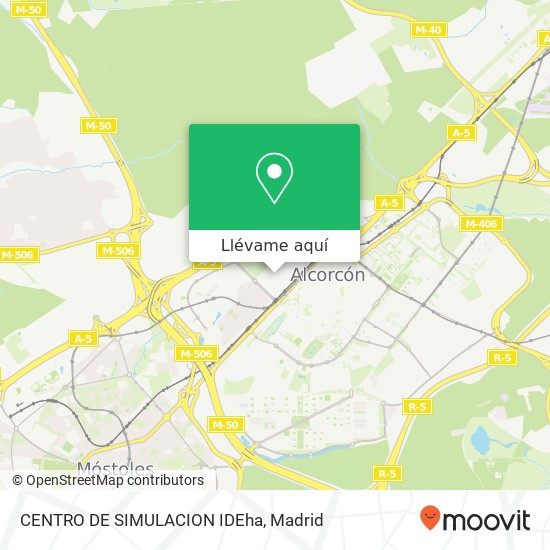 Mapa CENTRO DE SIMULACION IDEha