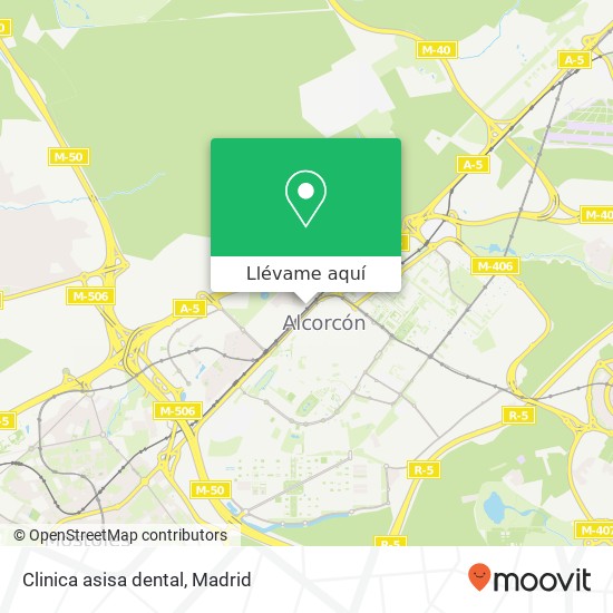 Mapa Clinica asisa dental