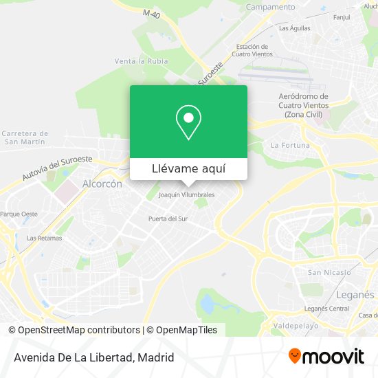 Mapa Avenida De La Libertad