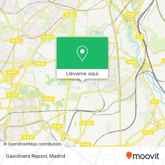 Mapa Gasolinera Repsol