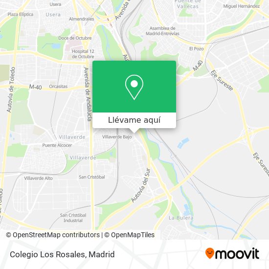 Mapa Colegio Los Rosales