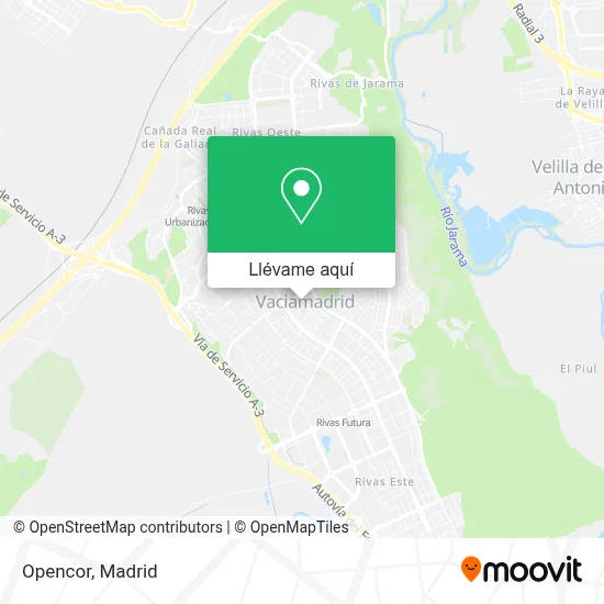 Mapa Opencor