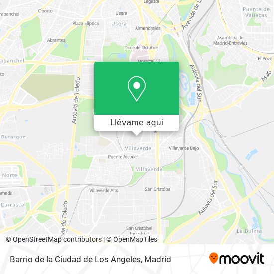 Mapa Barrio de la Ciudad de Los Angeles