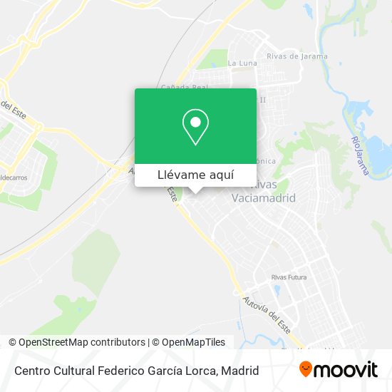 Mapa Centro Cultural Federico García Lorca