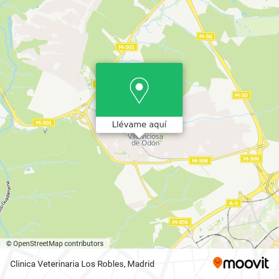 Mapa Clinica Veterinaria Los Robles