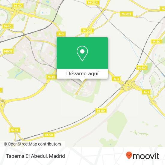 Mapa Taberna El Abedul