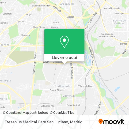 Mapa Fresenius Medical Care San Luciano