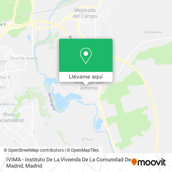 Mapa IVIMA - Instituto De La Vivienda De La Comunidad De Madrid