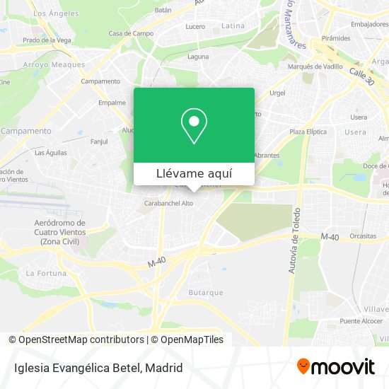 Mapa Iglesia Evangélica Betel