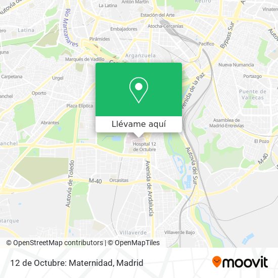 Mapa 12 de Octubre: Maternidad