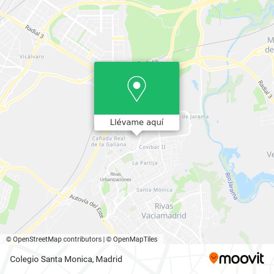 Mapa Colegio Santa Monica