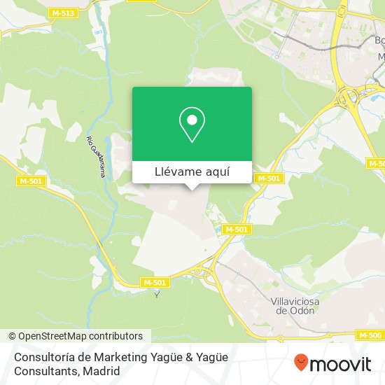 Mapa Consultoría de Marketing Yagüe & Yagüe Consultants