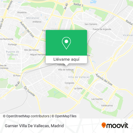 Mapa Garnier Villa De Vallecas