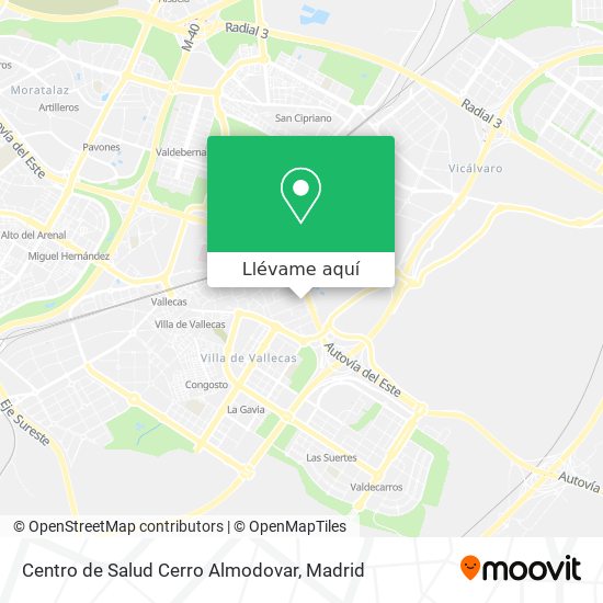 Mapa Centro de Salud Cerro Almodovar