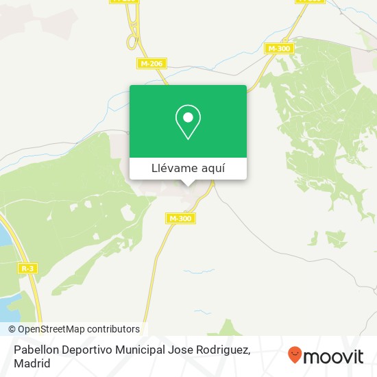 Mapa Pabellon Deportivo Municipal Jose Rodriguez