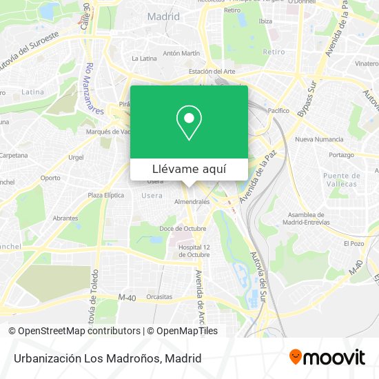 Mapa Urbanización Los Madroños