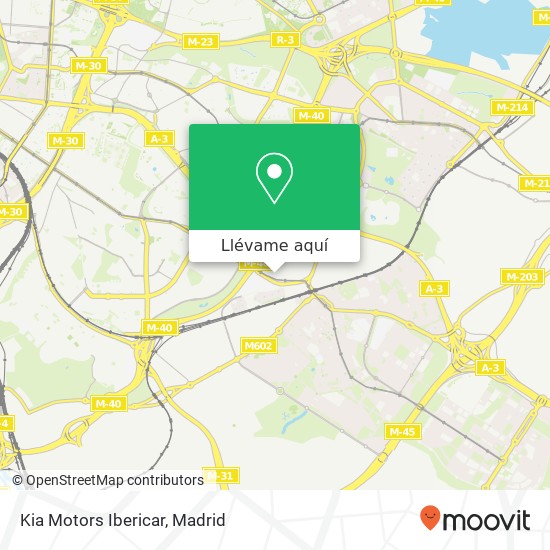 Mapa Kia Motors Ibericar