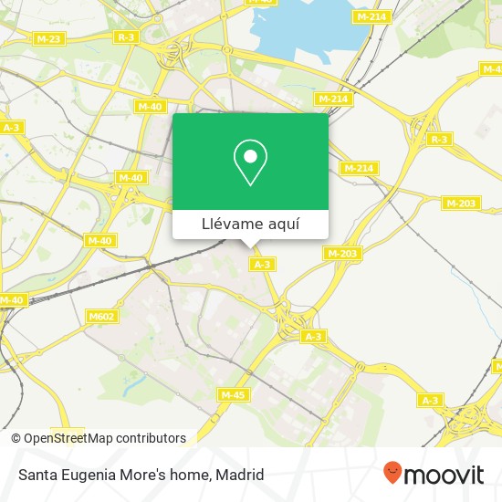 Mapa Santa Eugenia More's home