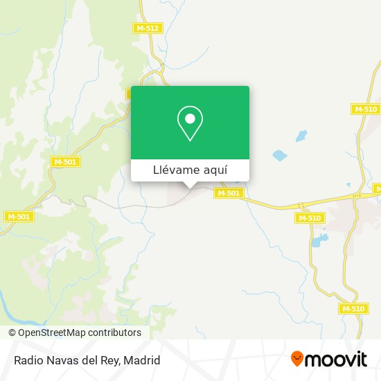 Mapa Radio Navas del Rey