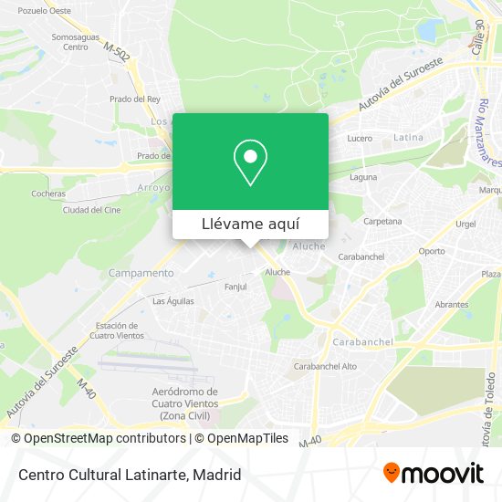 Mapa Centro Cultural Latinarte