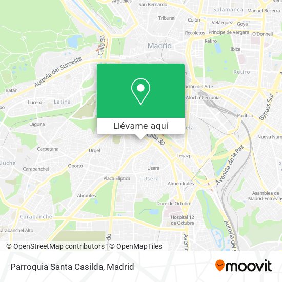 Mapa Parroquia Santa Casilda