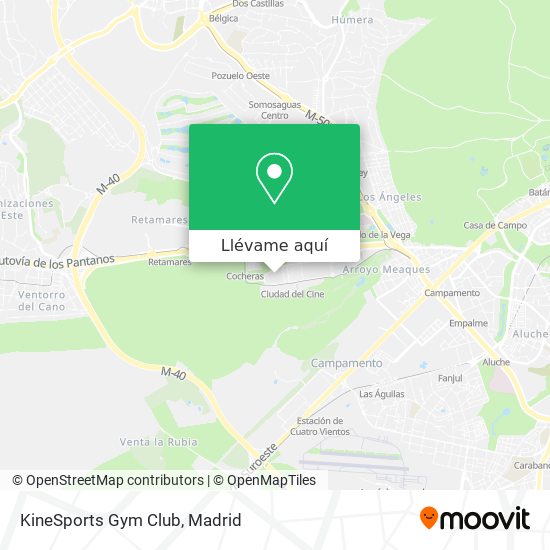 Mapa KineSports Gym Club