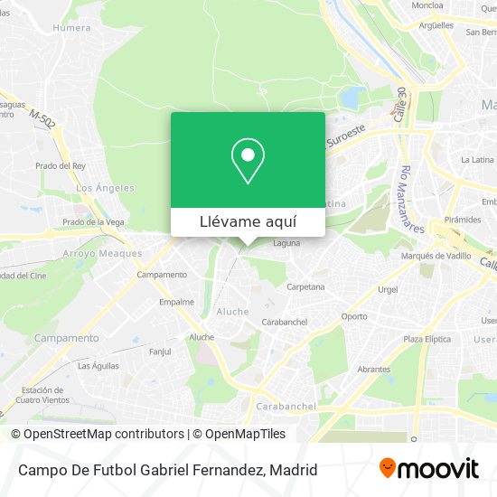 Mapa Campo De Futbol Gabriel Fernandez
