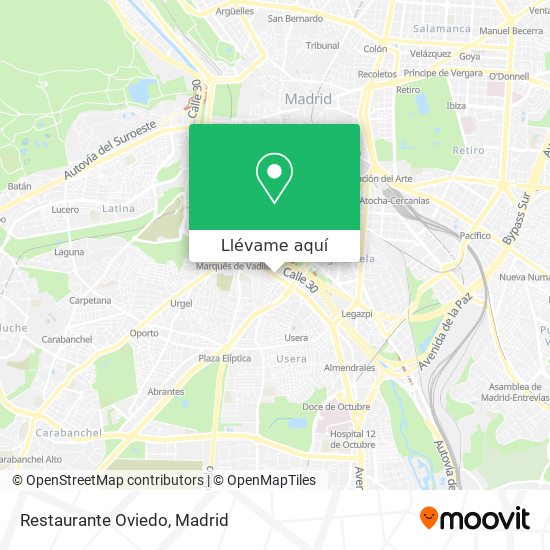 Mapa Restaurante Oviedo