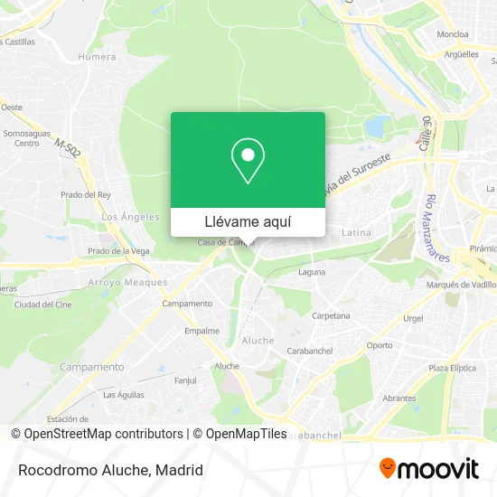 Mapa Rocodromo Aluche
