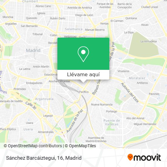 Mapa Sánchez Barcáiztegui, 16