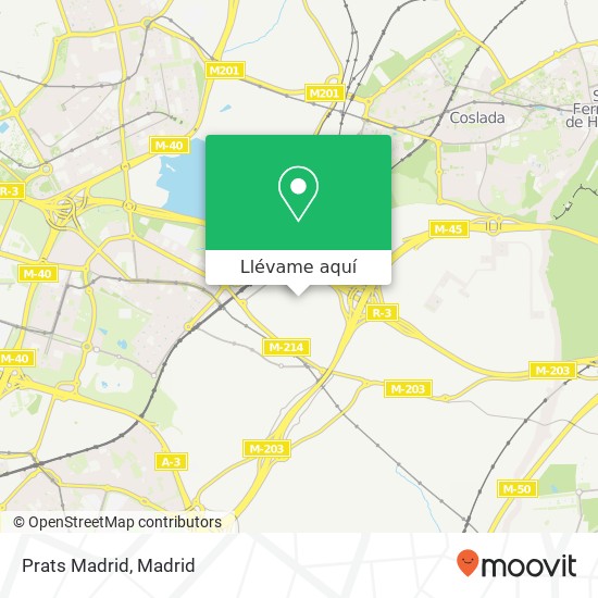 Mapa Prats Madrid