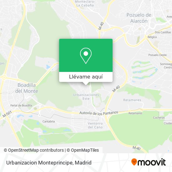Mapa Urbanizacion Monteprincipe