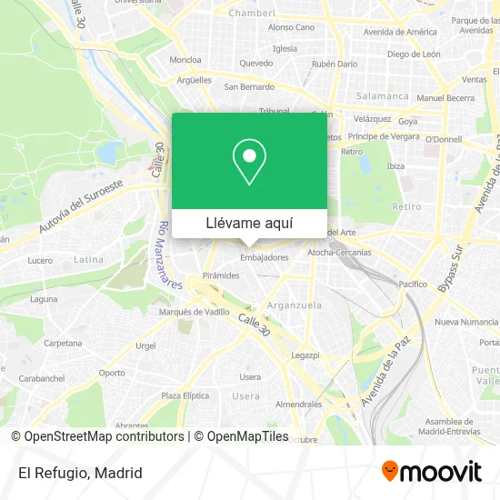 Mapa El Refugio