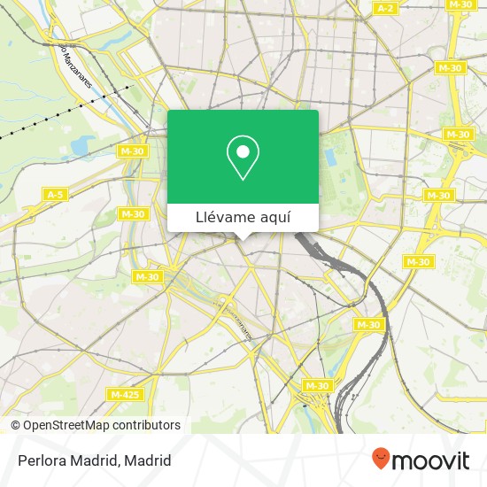 Mapa Perlora Madrid