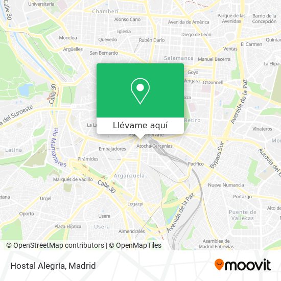 Mapa Hostal Alegría