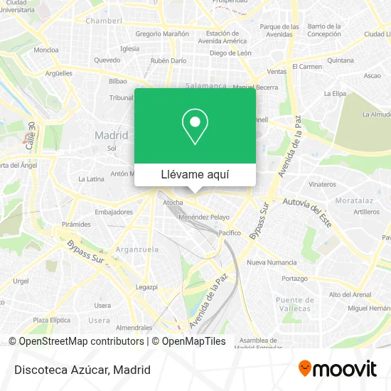 Mapa Discoteca Azúcar