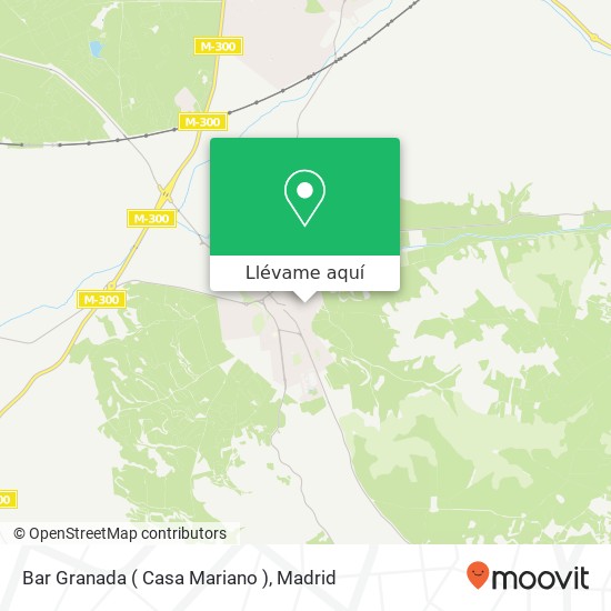 Mapa Bar Granada ( Casa Mariano )