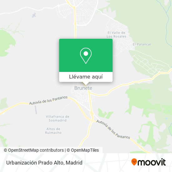 Mapa Urbanización Prado Alto