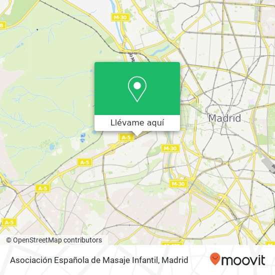 Mapa Asociación Española de Masaje Infantil