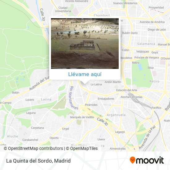 Mapa La Quinta del Sordo