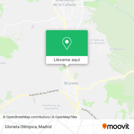 Mapa Glorieta Olímpica