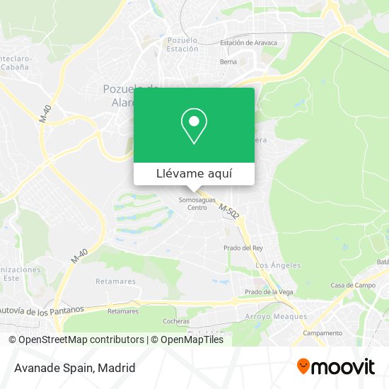 Mapa Avanade Spain
