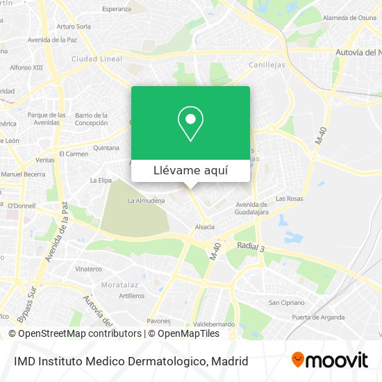 Mapa IMD Instituto Medico Dermatologico