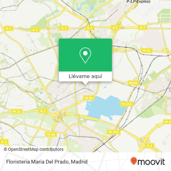 Mapa Floristeria Maria Del Prado